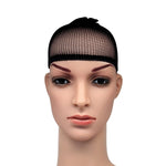 Set 5 calzini elastici in poliestere per parrucche neri