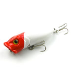 Esche da pesca artificiali Popper 6,5 cm con ganci