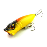 Esche da pesca artificiali Popper 6,5 cm con ganci