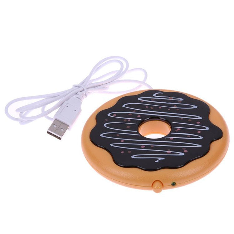 Tappetino riscaldante USB per tazza con design ciambella
