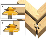 Lama tenone 45° gambo 1/4 x 2 per lavorazione legno