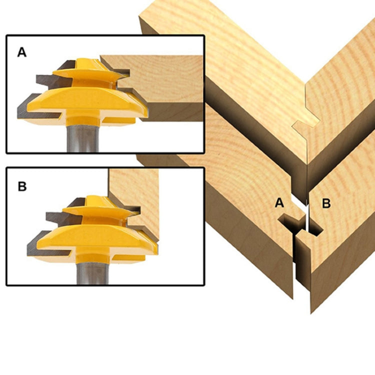 Lama tenone 45° per lavorazione legno 1/2 x 2-3/4