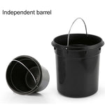 Pattumiera a pedale coperta in acciaio inox 7L