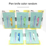 Set tappetino da taglio A5 Junesix con coltello e righello