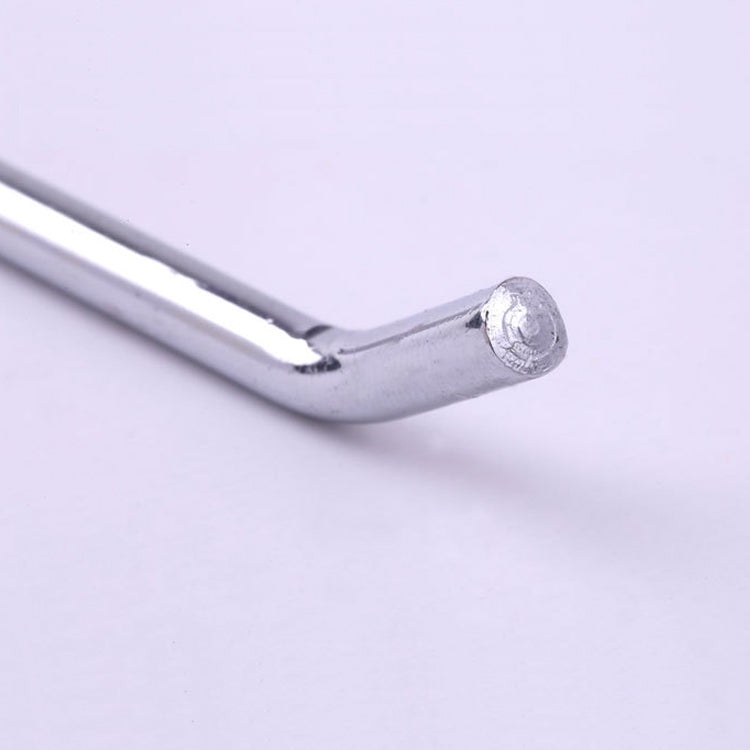 Gancio mensola con griglia in ferro 3,5mm 20cm 10 pezzi