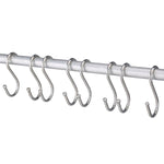 Gancio metallico a S in acciaio inox 7 cm