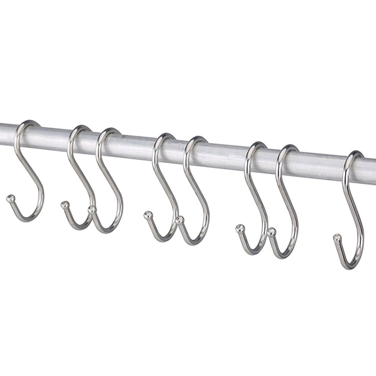 Gancio metallico a S in acciaio inox 7 cm
