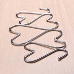 Gancio metallico a S in acciaio inox 7 cm