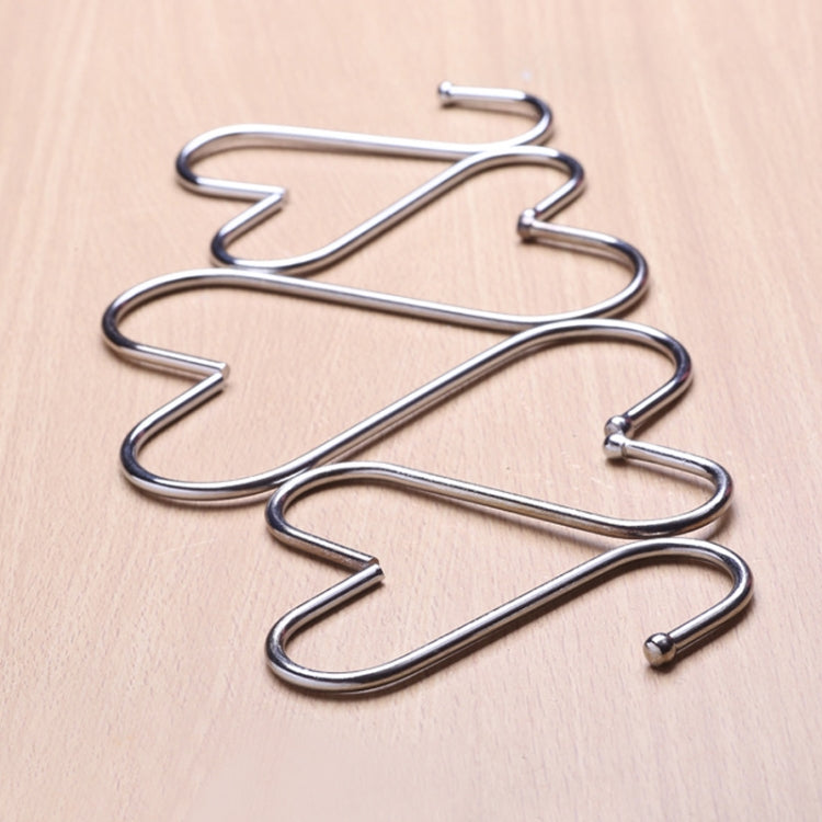 Gancio metallico a S in acciaio inox 7 cm