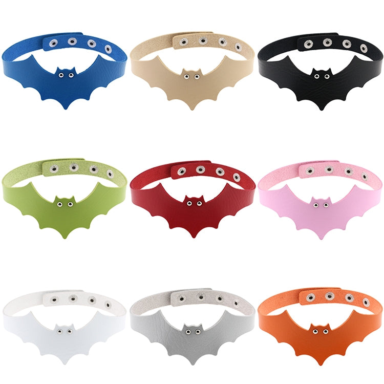Collare in pelle stile pipistrello 3 pezzi colore casuale