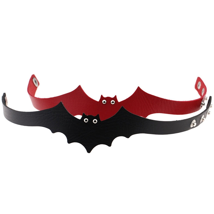 Collare in pelle stile pipistrello 3 pezzi colore casuale
