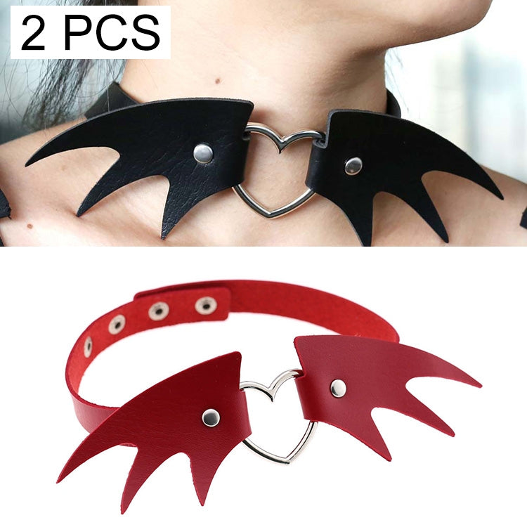 Collare in pelle stile punk con fibbia acciaio