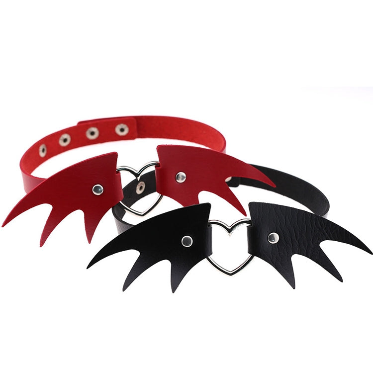 Collare in pelle stile punk con fibbia acciaio