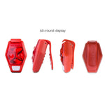 Luce posteriore LED rossa per bicicletta con clip IPX4 - immagine 3