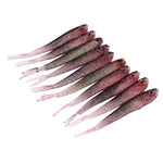 Set 10 esche da pesca artificiali a forma di pesce 12,5 cm
