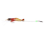 Esche da pesca a forma di gamberetto luminoso 7 cm