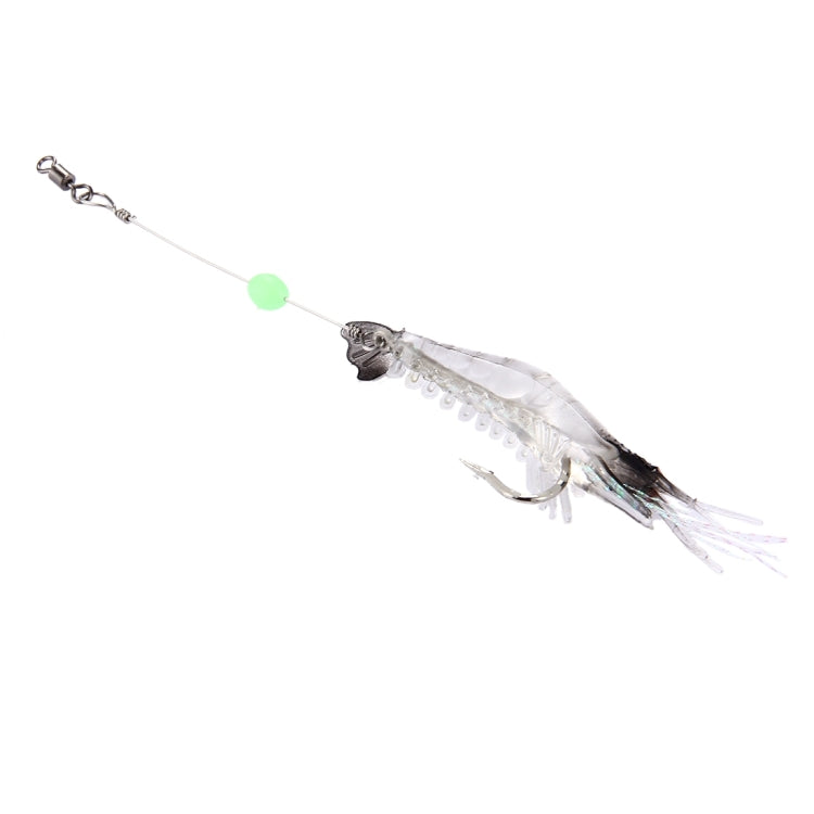 Esche da pesca a forma di gamberetti luminosi 7 cm