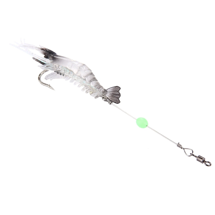 Esche da pesca a forma di gamberetti luminosi 7 cm