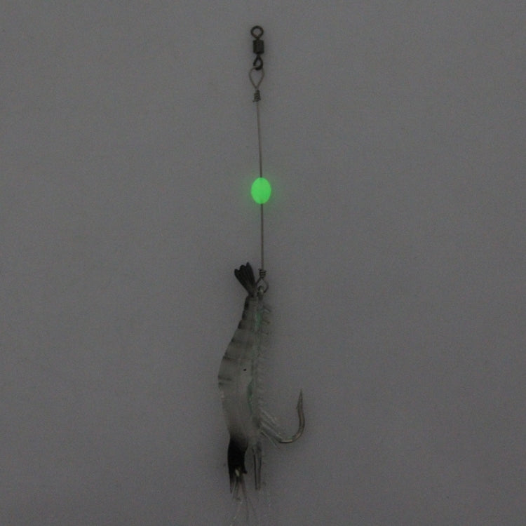 Esche da pesca a forma di gamberetti luminosi 7 cm