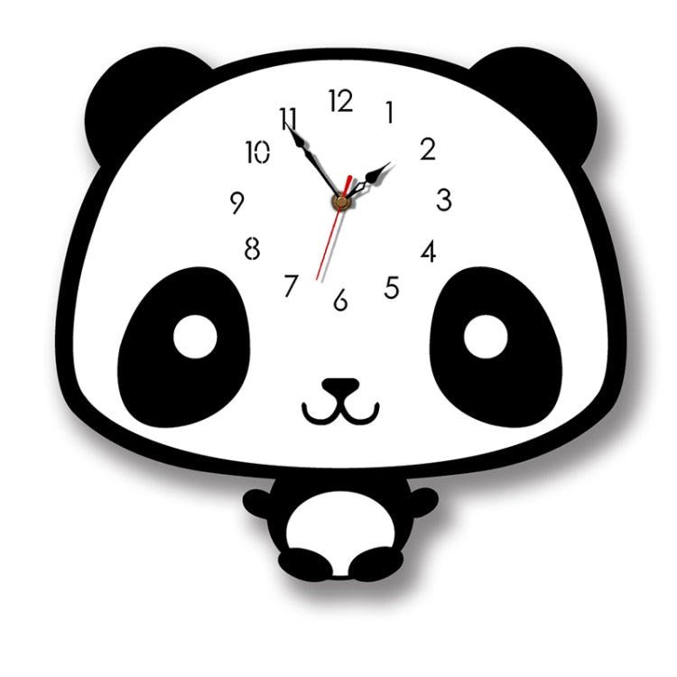 Orologio da parete in acrilico Panda Swing 30x30 cm