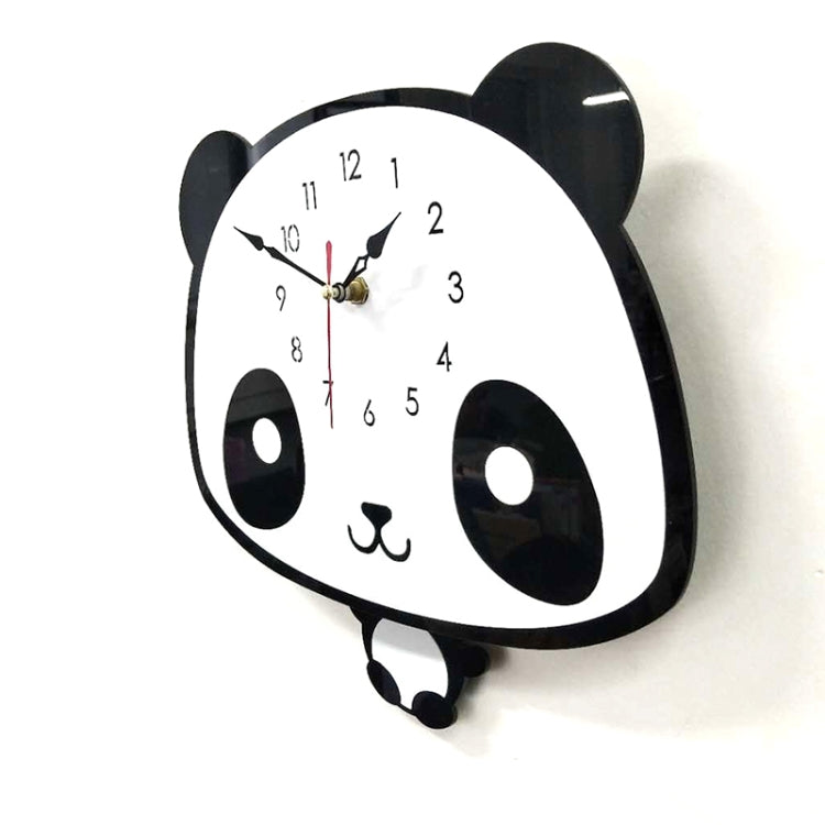 Orologio da parete in acrilico Panda Swing 30x30 cm
