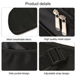 Zaino pieghevole in nylon traspirante per animali 45x36x31 cm