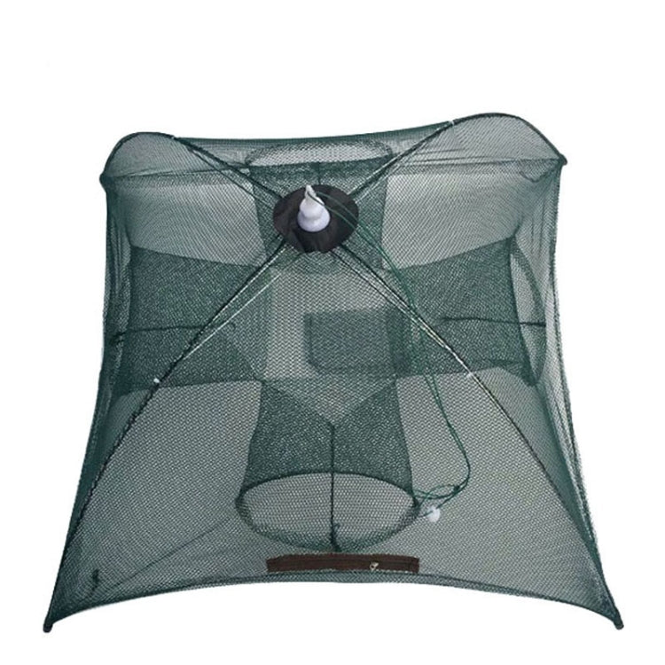 Rete da pesca pieghevole automatica in nylon 4 fori