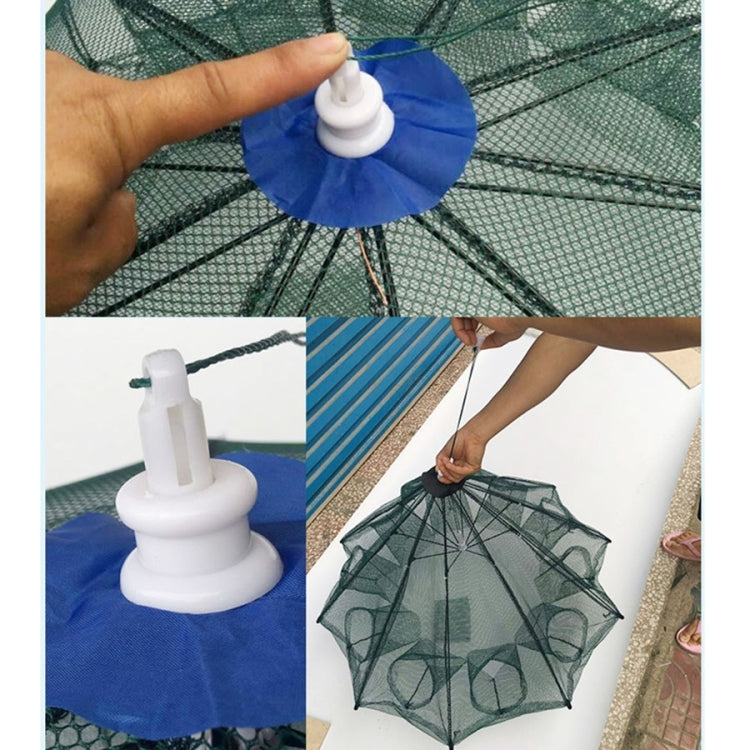 Rete da pesca pieghevole automatica in nylon 4 fori