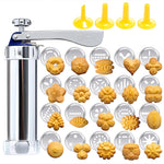 Stampo per biscotti multifunzione con 20 stampi e 4 ugelli