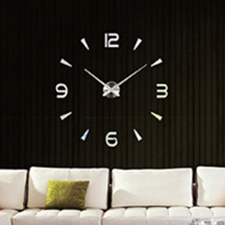 Orologio da parete specchio 3D senza cornice 100x100 cm