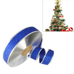 Nastro decorativo glitterato per albero di Natale 2 m