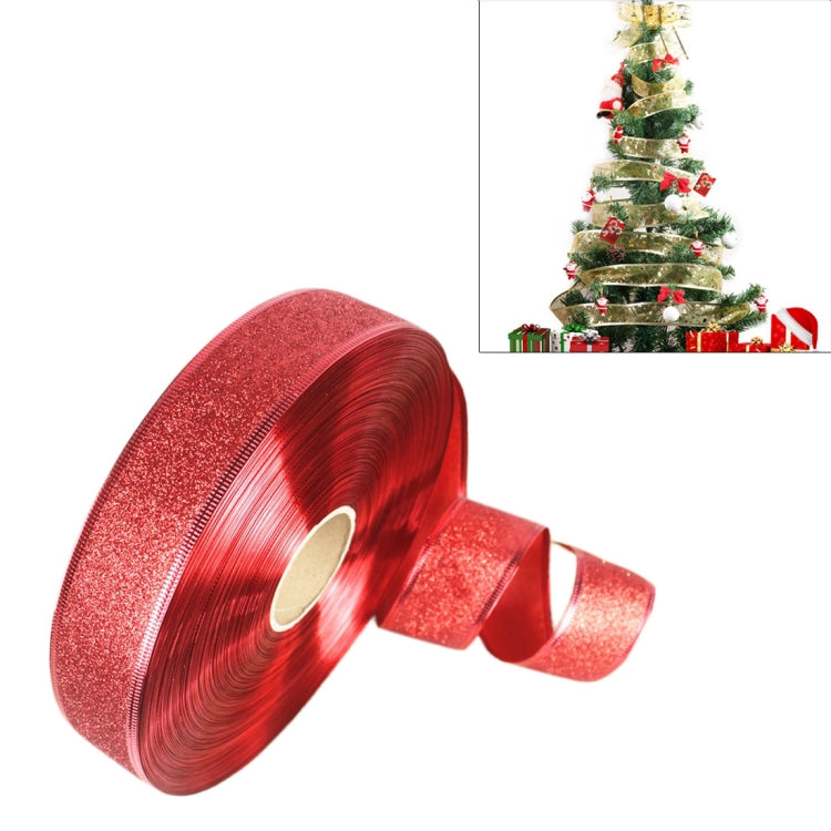 Nastro decorativo glitterato per albero di Natale 2 m