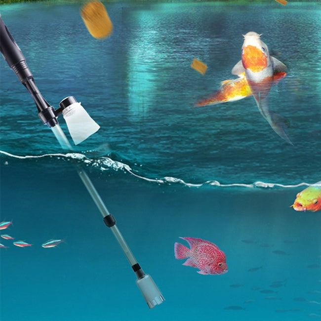 Aspiratore elettrico regolabile per pulizia acquario