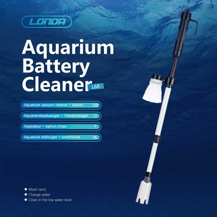 Aspiratore elettrico regolabile per pulizia acquario - immagine 2