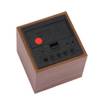 Orologio da tavolo in legno con display LED digitale