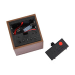Orologio da tavolo in legno con display LED digitale