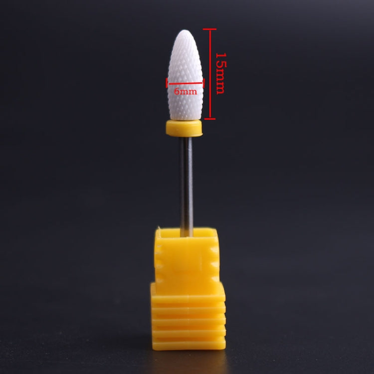 Fresa elettrica per unghie in ceramica 49x6 mm - immagine 3