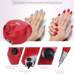 Fresa elettrica per unghie 10W, 25.000 giri/min con pedale - immagine 7
