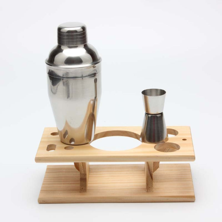 Set strumenti shaker cocktail 9 in 1 in acciaio inox con base leg