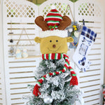 Decorazione albero di Natale con Babbo Natale 50x36 cm