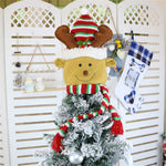 Decorazione albero di Natale con Babbo Natale 50x36 cm