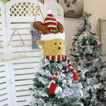 Decorazione albero di Natale con Babbo Natale 50x36 cm