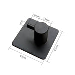 Appendiabiti cilindrico in acciaio inox 14 mm