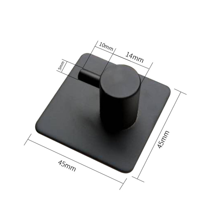 Appendiabiti cilindrico in acciaio inox 14 mm