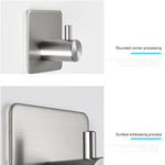 Appendiabiti cilindrico in acciaio inox 14 mm