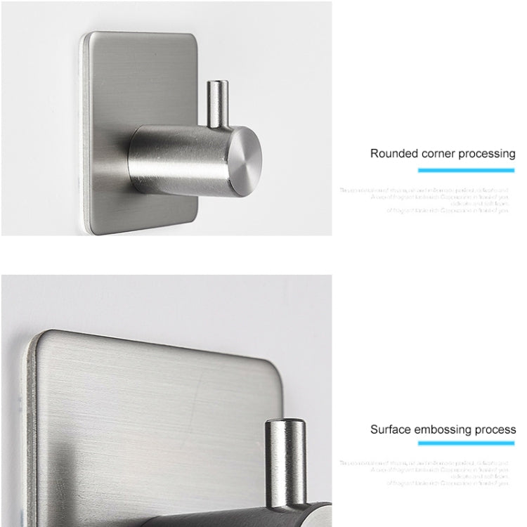 Appendiabiti cilindrico in acciaio inox 14 mm