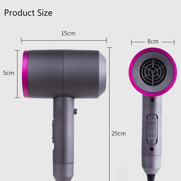 Asciugacapelli silenzioso 2200W a ioni negativi con spina EU - immagine 5