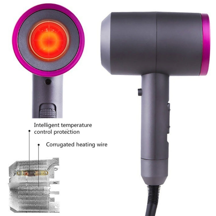 Asciugacapelli silenzioso 2200W a ioni negativi con spina EU - immagine 8