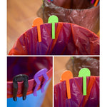 10 pezzi clip fissa universale per sacchetto spazzatura