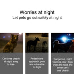 Ciondolo LED in silicone per collare animali domestici